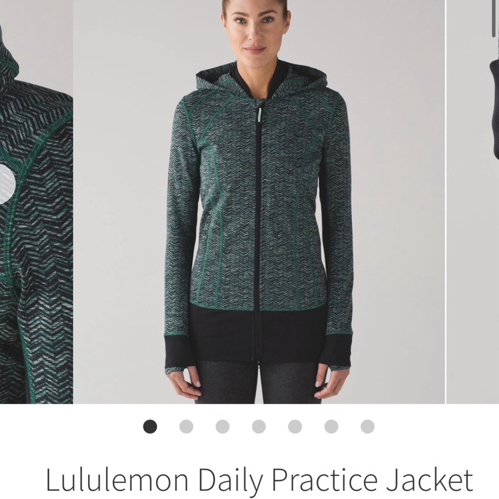 NWT Lululemon Green and Black Jacket